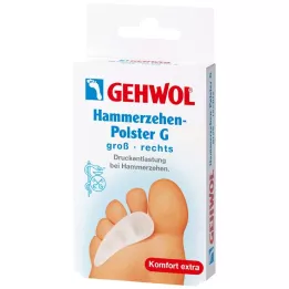 GEHWOL Polimer Jel Çekiç Ayak Parmak Pedi G sağ, 1 adet
