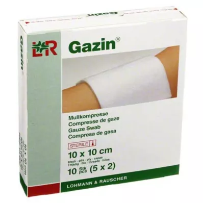 GAZIN Gazlı bez komp.10x10 cm steril 8 katlı, 5X2 adet GAZIN Gazlı bez komp.10x10 cm steril 8 katlı, 5X2 adet