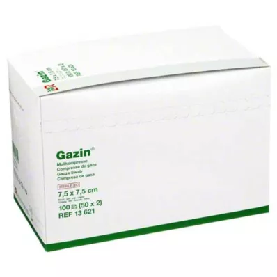GAZIN Gazlı bez komp.7,5x7,5 cm steril 8 katlı, 50X2 adet