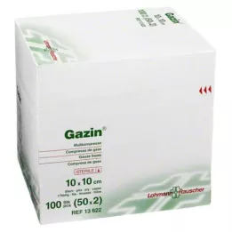 GAZIN Gazlı bez komp.10x10 cm steril 8 katlı, 50X2 adet