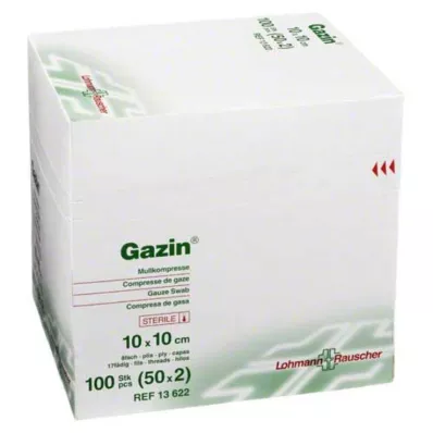 GAZIN Gazlı bez komp.10x10 cm steril 8 katlı, 50X2 adet GAZIN Gazlı bez komp.10x10 cm steril 8 katlı, 50X2 adet