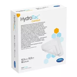 HYDROTAC konforlu köpük pansuman 12,5x12,5 cm steril, 10 adet
