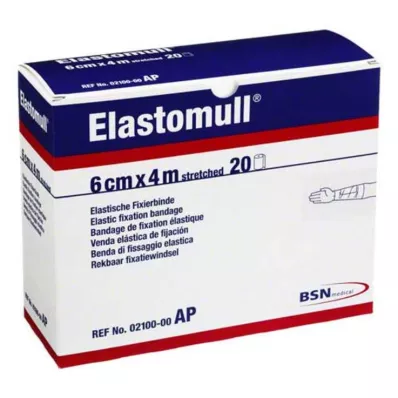 ELASTOMULL 6 cmx4 m elastik sabitleme bandı 2100, 20 adet ELASTOMULL 6 cmx4 m elastik sabitleme bandı 2100, 20 adet
