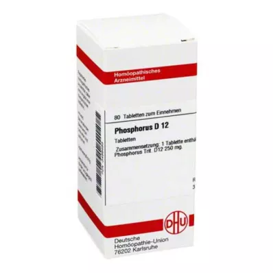 PHOSPHORUS D 12 tablet, 80 adet PHOSPHORUS D 12 tablet, 80 adet