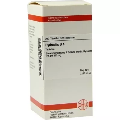 HYDRASTIS D 4 tablet, 200 adet HYDRASTIS D 4 tablet, 200 adet