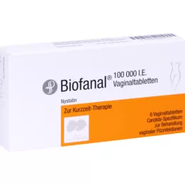 BIOFANAL Vajinal tabletler, 6 adet