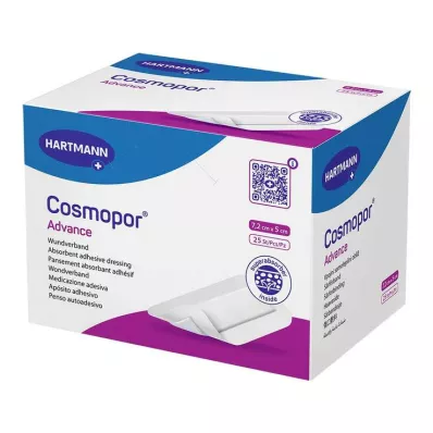 COSMOPOR İleri yara pansumanı 5x7,2 cm, 25 adet COSMOPOR İleri yara pansumanı 5x7,2 cm, 25 adet