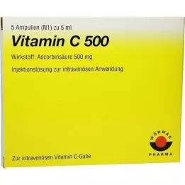VITAMIN C 500 ampul, 5X5 ml