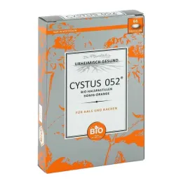 Cystus 052 Organik Boğaz Pastili Ballı Portakal, 66 adet
