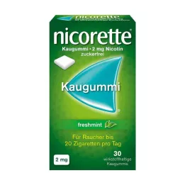 NICORETTE 2 mg taze naneli sakız, 30 adet