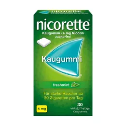 NICORETTE 4 mg taze naneli sakız, 30 adet