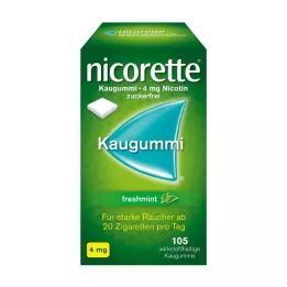 NICORETTE 4 mg taze naneli sakız, 105 adet