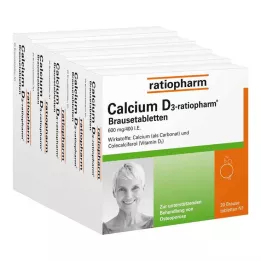 CALCIUM D3-ratiopharm efervesan tabletler, 100 adet