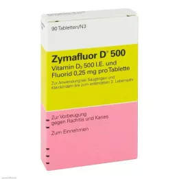 ZYMAFLUOR D 500 tablet, 90 adet