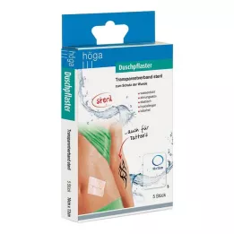 DUSCHPFLASTER 10x12 cm şeffaf pansuman steril, 5 adet