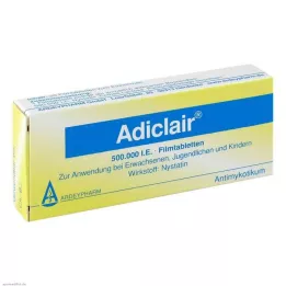 ADICLAIR Film kaplı tabletler, 20 adet