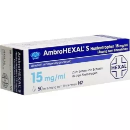 AMBROHEXAL S öksürük damlaları 15 mg/ml, 50 ml