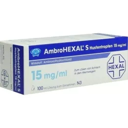 AMBROHEXAL S öksürük damlaları 15 mg/ml, 100 ml