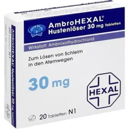 AMBROHEXAL Öksürük çözücü 30 mg tablet, 20 adet
