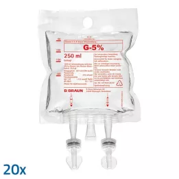 GLUCOSE %5 B.Braun Ecobag, 20X250 ml