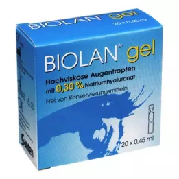 BIOLAN Jel göz damlası, 20X0,45 ml