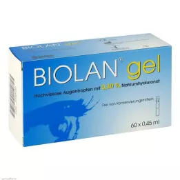 BIOLAN Jel göz damlası, 60X0.45 ml