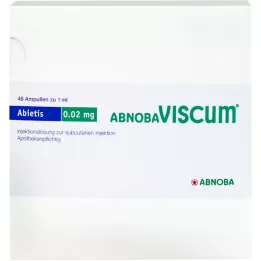 ABNOBAVISCUM Abietis 0,02 mg ampul, 48 adet
