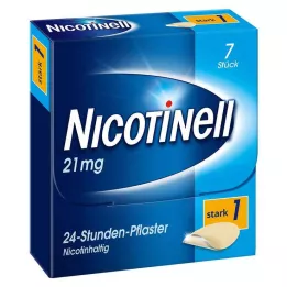 NICOTINELL 21 mg/24 saatlik yama 52,5 mg, 7 adet