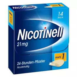 NICOTINELL 21 mg/24 saatlik yama 52,5 mg, 14 adet