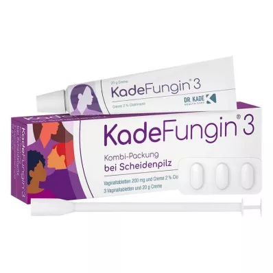 KADEFUNGIN 3 adet kombine paket 20 gr krem + 3 adet vajinal tablet, 1 adet KADEFUNGIN 3 adet kombine paket 20 gr krem + 3 adet vajinal tablet, 1 adet