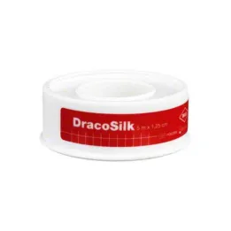 Dracosilk rulo alçı 5m x 1,25 cm, 1 adet