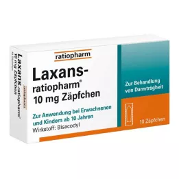 LAXANS-ratiopharm 10 mg fitil, 10 adet