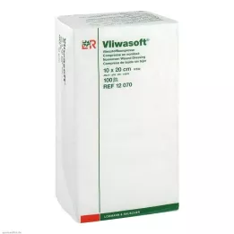 VLIWASOFT Dokumasız kompresler 10x20 cm steril olmayan 4l., 100 adet