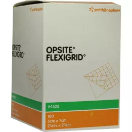 OPSITE Flexigrid şeffaf yara örtüsü 6x7 cm steril, 100 adet