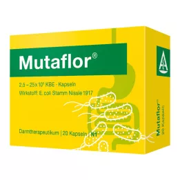 MUTAFLOR mideye dayanıklı sert kapsüller, 20 adet