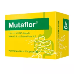 MUTAFLOR mideye dayanıklı sert kapsüller, 50 adet