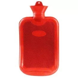 WÄRMFLASCHE Kauçuk 2 l çift lamelli, 1 adet