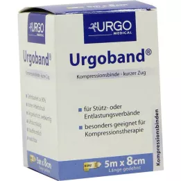 URGOBAND Kısa streç bandaj 8 cmx5 m, 1 adet