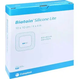 Biatain Silikon Lite köpük yara örtüsü 10x10 cm, 10 adet