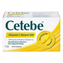 CETEBE C vitamini sürekli salımlı kapsüller 500 mg, 180 adet