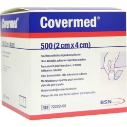 COVERMED Enjeksiyon alçısı 2x4 cm, 500 adet