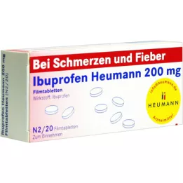IBUPROFEN Heumann 200 mg film kaplı tablet, 20 adet
