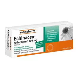 ECHINACEA-RATIOPHARM 100 mg tabletler, 20 adet