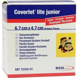COVERLET lite genç göz kapama çerçevesi 47x67 mm, 40 adet