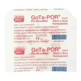 GOTA-POR PU Yara filmi 10x6 cm steril sıva, 1 adet