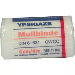 YPSIGAZE Gazlı bez bandaj 4 cmx4 m, 1 adet