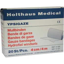 YPSIGAZE Gazlı bez bandaj 4 cmx4 m, 20 adet
