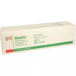 GAZIN Gazlı bez komp. 5x5 cm steril olmayan 12 katlı operasyon, 100 adet