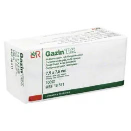 GAZIN Gazlı bez komp. 7,5x7,5 cm steril olmayan 12 katlı RK, 100 adet