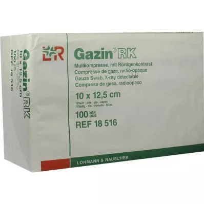 GAZIN Gazlı bez bileşimi 10x12,5 cm steril olmayan 12 kat RK, 100 adet GAZIN Gazlı bez bileşimi 10x12,5 cm steril olmayan 12 kat RK, 100 adet